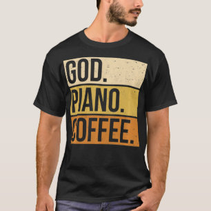 Klavierspieler Christlicher Musiker Kirche Jesus I T-Shirt