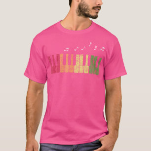 Klavierspieler Klassischer Musikliebhaber Keyboard T-Shirt