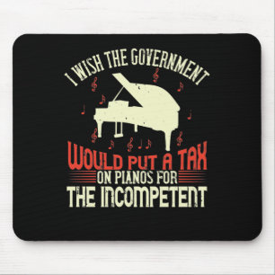 Klaviersteuer für Klavier für den Inkompetenten Mousepad