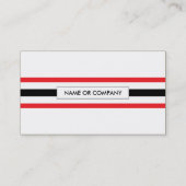 Klavierstreifen Visitenkarte (Rückseite)