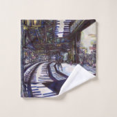 Klavierstühlen Badhandtuch Set (Waschlappen)