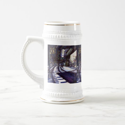 Klavierstühlen Bierglas (Links)