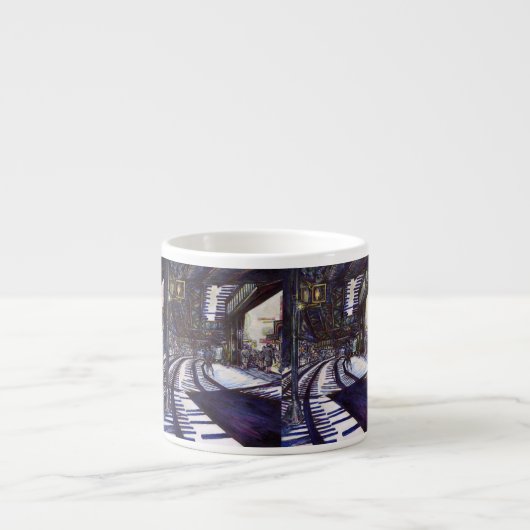 Klavierstühlen Espressotasse (Vorderseite)