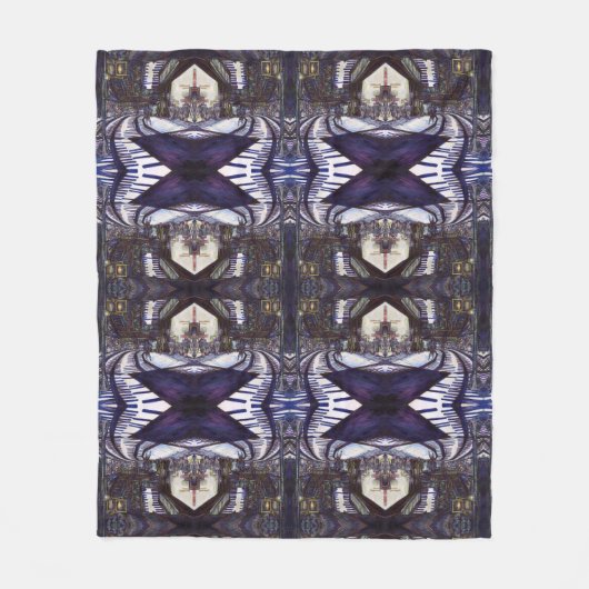 Klavierstühlen Fleecedecke (Vorderseite)