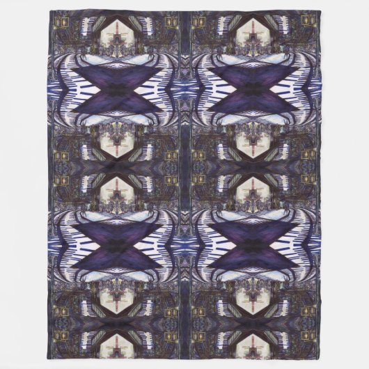 Klavierstühlen Fleecedecke (Vorderseite)