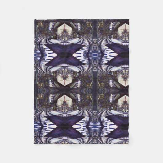 Klavierstühlen Fleecedecke (Vorderseite)