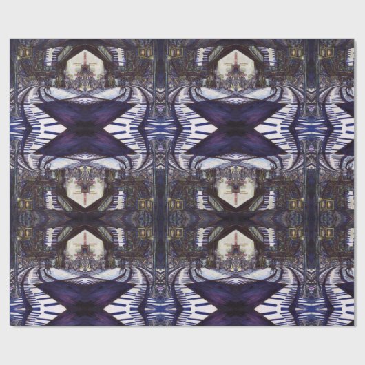 Klavierstühlen Geschenkpapier (Flach)