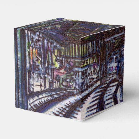 Klavierstühlen Geschenkschachtel (Rückseite)