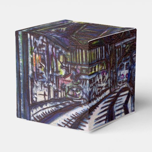 Klavierstühlen Geschenkschachtel (Rückseite)