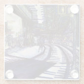 Klavierstühlen Glasuntersetzer (Rückseite)