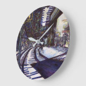 Klavierstühlen Große Wanduhr (Winkel)