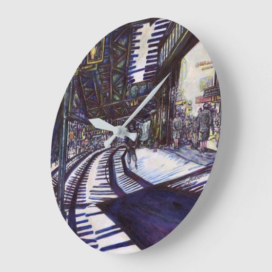 Klavierstühlen Große Wanduhr (Winkel)