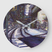 Klavierstühlen Große Wanduhr (Vorderseite)