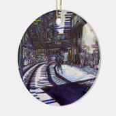 Klavierstühlen Keramik Ornament (Links)