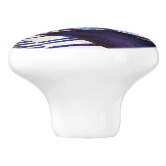 Klavierstühlen Keramikknauf (Seitenansicht)