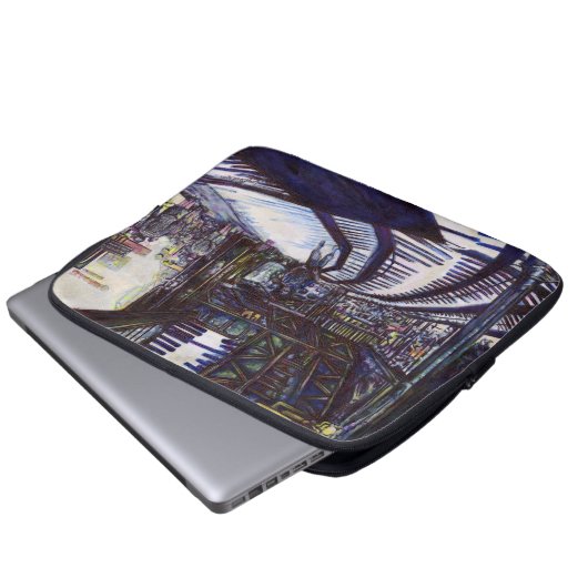 Klavierstühlen Laptopschutzhülle (Vorne Knopf)