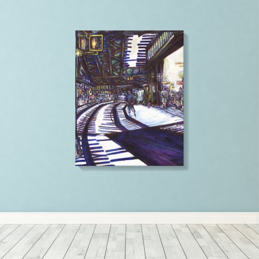 Klavierstühlen Leinwanddruck (Insitu (Holzboden))