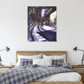 Klavierstühlen Leinwanddruck (Insitu (Schlafzimmer))