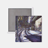 Klavierstühlen Magnet (Vorderseite/Rückseite)