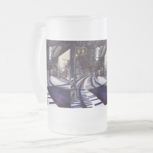 Klavierstühlen Mattglas Bierglas (Vorderseite Links)