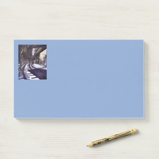 Klavierstühlen Post-it Klebezettel (Auf Schreibtisch)