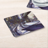 Klavierstühlen Rechteckiger Pappuntersetzer (angewinkelt)