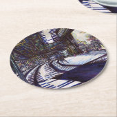 Klavierstühlen Runder Pappuntersetzer (Angewinkelt)