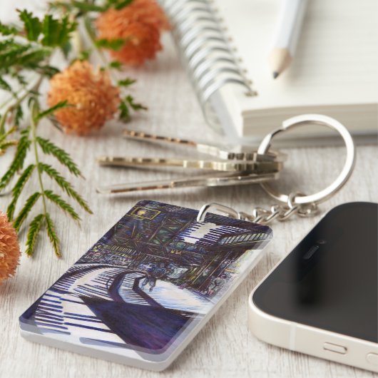 Klavierstühlen Schlüsselanhänger (Vorderseite rechts)