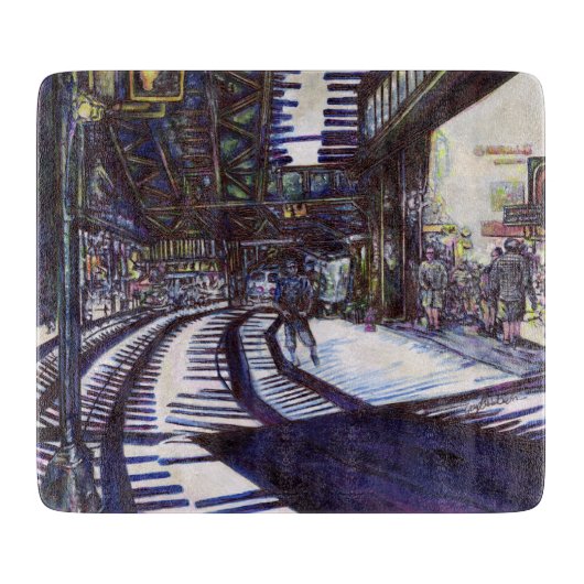 Klavierstühlen Schneidebrett (Vorderseite)