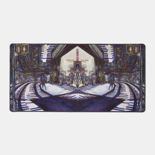 Klavierstühlen Schreibtischunterlage (Vorderseite)