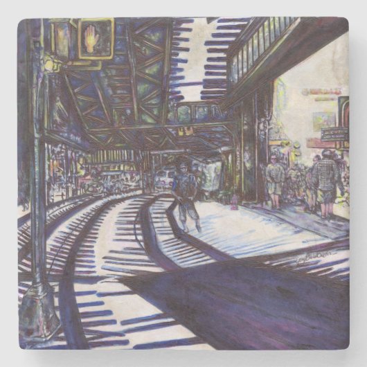 Klavierstühlen Steinuntersetzer (Vorderseite)