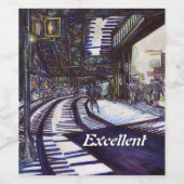 Klavierstühlen Weinetikett (Einzelnes Label)