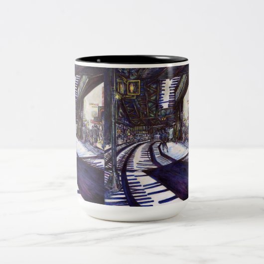 Klavierstühlen Zweifarbige Tasse (Mittel)