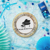 Klaviersymboldesign Pappteller (Party)