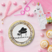 Klaviersymboldesign Pappteller (Party)