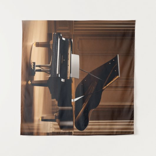 Klaviertanz #3 wandteppich (Vorderseite (Horizontal))