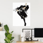 Klaviertanz Poster (Heimbüro)