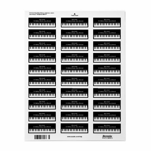 Klaviertastatur (Vorne)