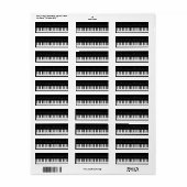 Klaviertastatur (Vorne)