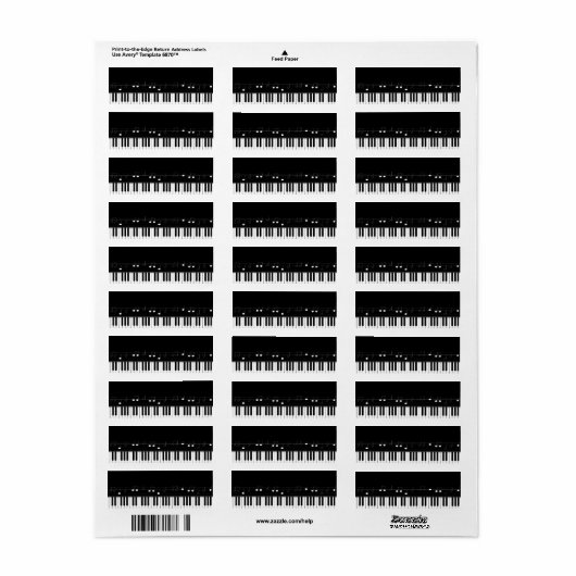 Klaviertastatur (Vorne)