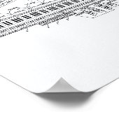 Klaviertastatur 1925 Weißbuch zum Thema "Patent Ar Poster (Ecke)