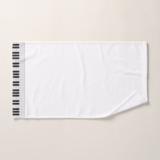 Klaviertastatur Badhandtuch Set (Handtuch)