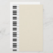 Klaviertastatur Briefpapier (Vorne/Hinten)