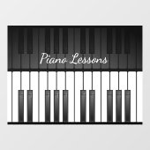 Klaviertastatur-Design-Fenster Fensteraufkleber (Blatt)