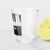 Klaviertastatur Design Shootglas Schnapsglas (Rechts)