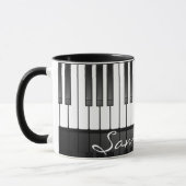 Klaviertastatur-Design-Tasse Tasse (Links)