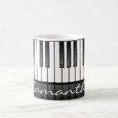 Klaviertastatur-Design-Tasse Tasse (Mittel)