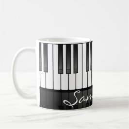 Klaviertastatur-Design-Tasse Tasse