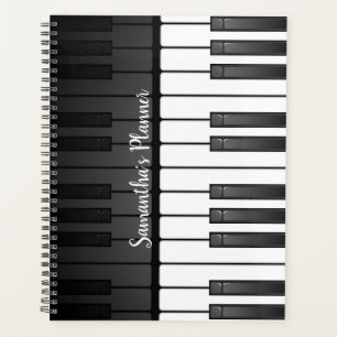 Klaviertastatur-Design Wochen-/Monatsplaner Planer