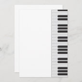 Klaviertastatur Einladung (Vorne/Hinten)